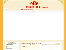 Tablet Screenshot of namhyhotel.com.vn